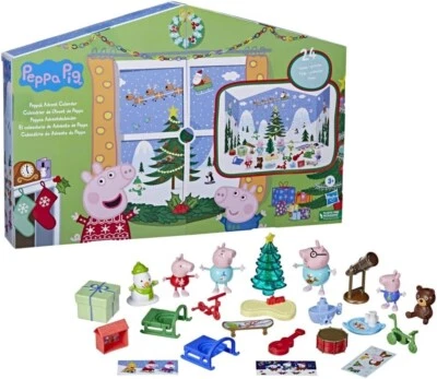 Peppa Pig Peppa's Countdown Advent Calendar Contains 24 Surprise Toys DMG PKG - Image 1 of 4