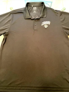 New Orleans Saints Large Black Super Bowl Champions Men’s Adidas Polo - Picture 1 of 5
