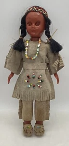 Vintage Native American Plastic Doll - Picture 1 of 3