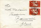 lettre avec cachet de St Gallen 10 1 20 pour Braunwald - déesse de la paix