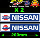 2 Nissan Decals Car Race Rally Skyline 1600 Sss Bluebird Turbo Jdm Drift Sticker