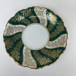 Schumann Green and White Small Plate, Bavaria - Picture 1 of 5