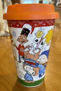 Rugrats Tumbler Ceramic Mug Lid Cup 2018 NICKELODEON Viacom Nicktoons - Picture 1 of 7