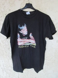 T-shirt RENAUD PHOENIX TOUR 2016 2017 date concert noir S - Foto 1 di 3