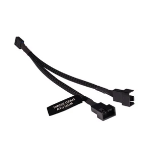Alphacool Y-Splitter da 4 pin a 2 x 4 pin PWM, 15 cm, Nero - Foto 1 di 3