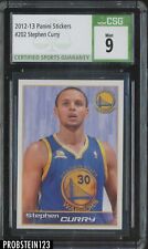 2012-13 Panini Stickers #202 Stephen Curry Golden State Warriors CSG 9 MINT