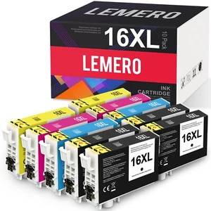 10x Cartucce di inchiostro LEMERO 16XL compatibili con Epson XL Multipack - Foto 1 di 3