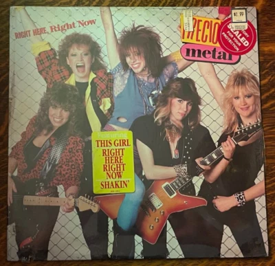 *SEALED* 12" LP~PRECIOUS METAL~1985~RIGHT HERE, RIGHT NOW~ HYPE ST~NEW OLD STOCK - Image 1 of 4