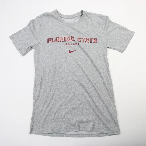 Florida State Seminoles Nike Dri-Fit Short Sleeve Shirt Men's Gray New Cover