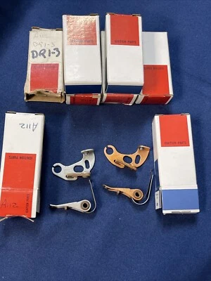 NOS IGNITION POINTS SET LOT Ac Delco Blue Streak A112 DR136X - Image 1 of 3