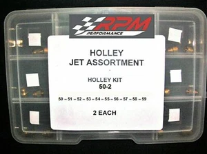 Holley Carburetor Gas Main JETS ASSORTMENT KIT 50-59 1/4-32 2 EACH 20 PACK 50-2 - Bild 1 von 3