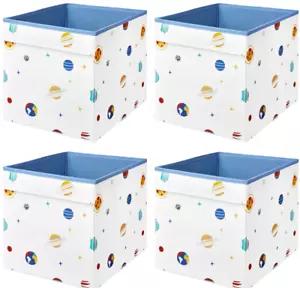 4x IKEA AFTONSPARV Storage Box Kallax Expedit, Box 33x38x33 cm space/multicolour - Picture 1 of 5