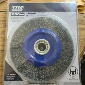 Wire Wheel Steel 250mm ITM - Picture 1 of 2