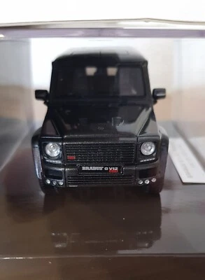 1:43 Minichamps Mercedes Brabus G V12 Darkgrey OVP Neu Limitiert UNGEÖFFNET Rar. - Bild 1 von 3