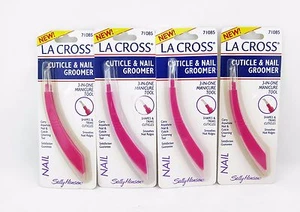 Sally Hansen LA Cross Cuticle & Nail Groomer Manicure Tool *Four Pack* - Picture 1 of 2