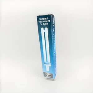 Crompton 9W, 827 warm white, CFL, S-type, G23-2pin, warm white - Picture 1 of 3