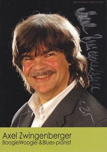Axel ZWINGENBERGER - dt. Pianist, Original-Autogramm! - Picture 1 of 1
