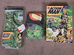 Vintage Action Man Playsuit,clothes & rucksack Hasbro - Picture 1 of 10