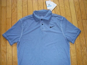 HIGH END NIKE DRI FIT GOLF BLAU POLOSHIRT HERREN GRÖSSE MT MEDIUM TALL NEU MIT ETIKETT @ $ 80,00 - Bild 1 von 13
