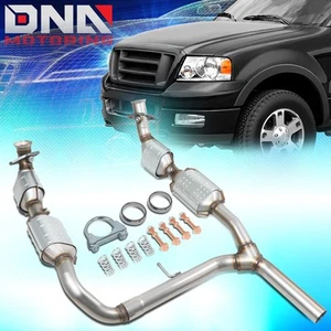 For 2004-2006 Ford F150 Mark LT 5.4L 4WD Catalytic Converter Exhaust pipe Kit - Picture 1 of 12
