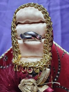 Sterling Silver Snake Ring Clear Stone For Eye Sz 5 - Picture 1 of 24