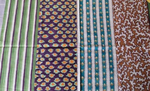 Kaffe Fassett SWIGGLE STRIPE GREEN GP22 22” X WOF Originalausgabe - Bild 1 von 3