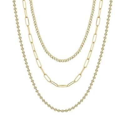 Collana Da Donna in Acciaio Dorato CK1596 - Immagine 1 di 2