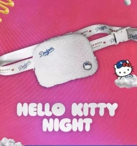 Hello Kitty Night Crossbody Bag Los Angeles Dodgers 04/16/24 New In Bag Unopened - Picture 1 of 2