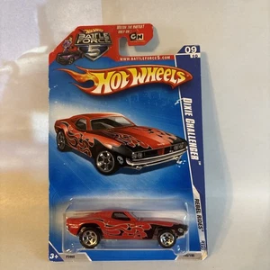 Hot Wheels 2009 Rebel Rides Dixie Challenger in Red #09/10 - Picture 1 of 6