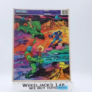 He-Man Masters of the Universe MOTU Frame-Tray Puzzle 1984 Golden - Picture 1 of 2