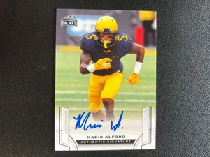 Mario Alford 2015 Leaf Draft Auto Autograph RC Rookie Michigan C82 - Picture 1 of 1