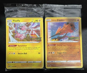Evolving Skies SEALED Pre-Release Promo Set SWSH122 + SWSH124 Flaaffy Pokemon - Picture 1 of 1