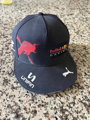Red Bull Racing Sergio Perez #11 Navy Flat Brim Cap 2022 Official Licensed - Image 1 of 2