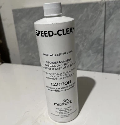 Limpador de autoclave Midmark Speed-Clean 16 oz garrafa 002-0396-00 - Imagem 1 de 4