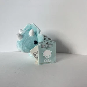 TRICERATOPS Bellzi Seri Stuffed Animal Plush Blue Dinosaur New With Tags - Picture 1 of 8