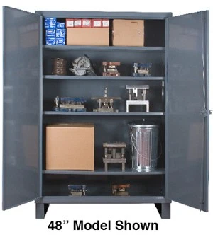 Durham HDC-244878-4S95, Gabinete con cerradura HD con estantes ajustables, 48"x24"x78" Foto 1 de 1