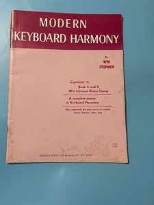 Modern Keyboard Harmony by Win Stormen 1973 - Picture 1 of 3