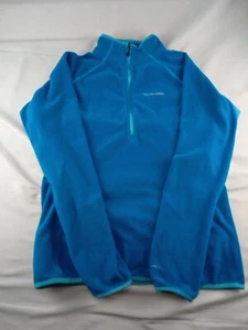 Women’s Columbia Fleece half zip fleece jacket size Small Blue - Picture 1 of 4