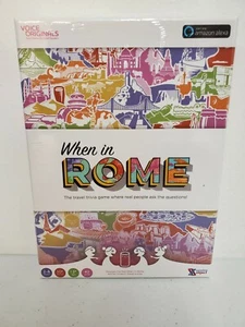 BRAND NEW Voice Originals - When in Rome Travel Trivia Game Powered by Alexa - Picture 1 of 2