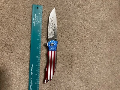 Mtech USA Pocket knife American Flag design, 9 inches, brand new. - Image 1 of 4