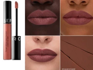 SEPHORA COLLECTION Cream Lip Stain 10HR Liquid Lipstick, 76 BLAZE OF GLORY, NIB - Picture 1 of 1