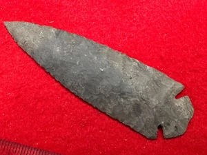 5" Dove Dovetail Point, Indian Artifacts, Arrowheads, Hopewell, COA - Picture 1 of 6