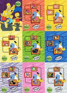 Simpsons Anniversary Celebration Inkworks in 2000. Single Cards $1 + discounts