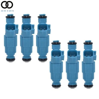 Juego de 6 inyectores de combustible de actualización para Jeep Liberty Dodge 2002-2003 3,7 L 0280155972 Foto 1 de 4