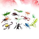 12 Pcs Plastic Realistic Bugs Kid Insect Toys Animals Models Insect Figures Toys