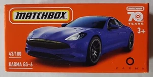 MATCHBOX 2023  KARMA GS-6  Power Grabs   43/100   NEU&OVP - Bild 1 von 2