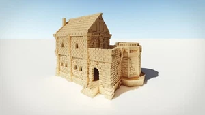 Roleplay 25mm 28mm Scenery D&D Wargame - Nobles House - Picture 1 of 9