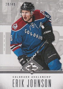 2012-13 Limited Silver #110 Erik Johnson /49