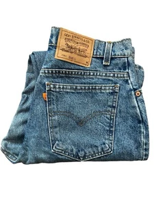 Vintage Levi’s 15951 Orange Tab Women’s Size 12 Medium Relaxed Fit Tapered Leg - Picture 1 of 15