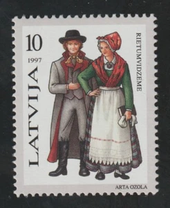 Latvia 1997 #440 Traditional Costume - MNH - Picture 1 of 1